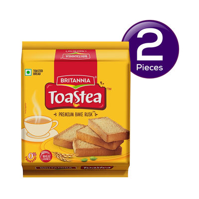 Britannia Toastea Premium Bake Rusk With Real Elaichi 400 g Combo