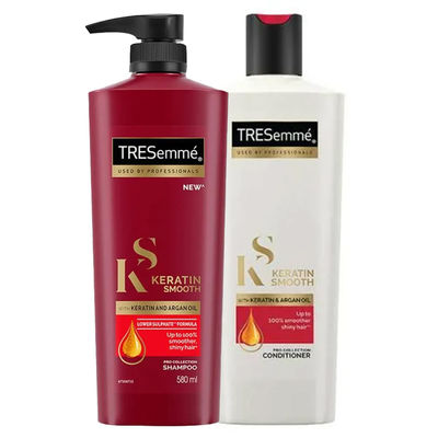 Tresemme Keratin Smooth Conditioner (335ml) & Shampoo (580ml) Combo
