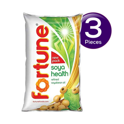 Fortune Soyabean Oil 1 l Combo
