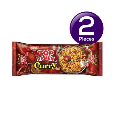 Top Ramen Curry Veg Instant Noodles 280 g Combo