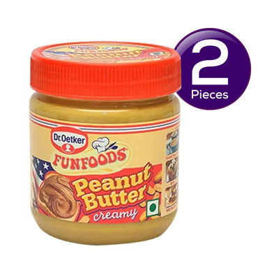 Dr. Oetker FunFoods Peanut Butter Creamy 375 g Combo