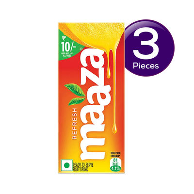 Maaza Mango Drink Original Flavour Tetra Pack 135 ml Combo