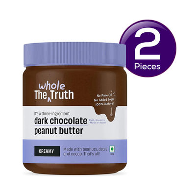 The Whole Truth Creamy Dark Chocolate Peanut Butter 325 g Combo