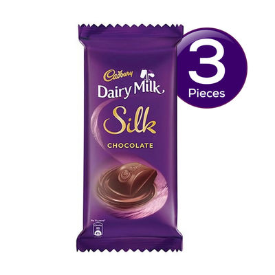 Cadbury Dairy Milk Silk Heart Blush Chocolate Bar Valentine's Gift Pack 64 g Combo
