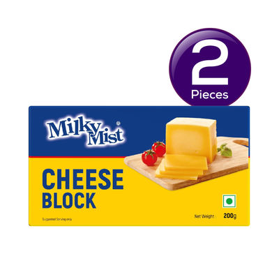 Milky Mist Processed Cheese- Block 200 g Combo