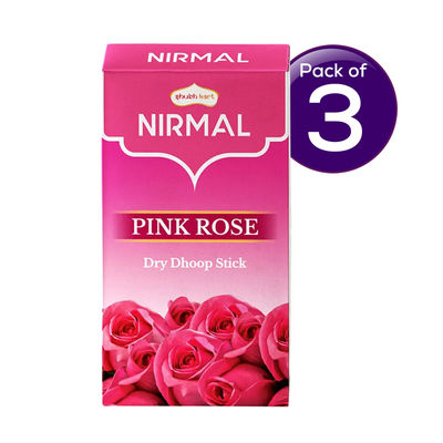 Shubhkart Nirmal Rose Dry Dhoop Stick 10 pc Combo
