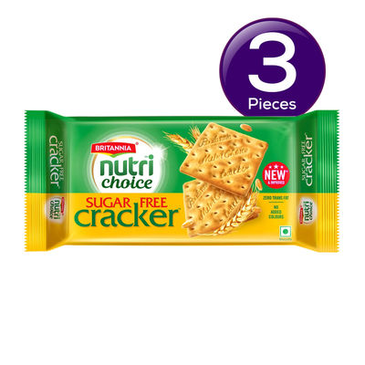 Britannia Nutri Choice Cracker Sugar Free Biscuit Combo