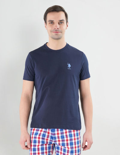 U.S. Polo Assn. | T-Shirts | M | Pack of 1 | Navy