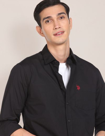 U.S. Polo Assn. | Shirts | S | Pack Of 1 | Black