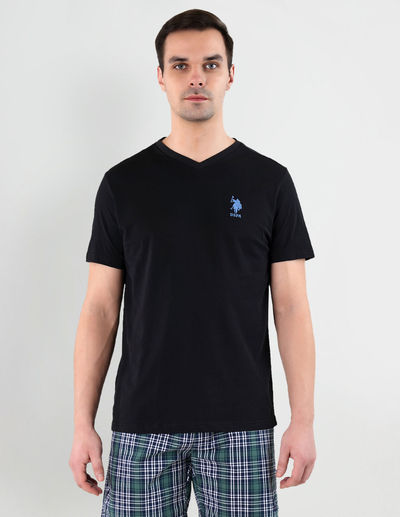U.S. Polo Assn. | T-Shirts | L | Pack of 1 | Black