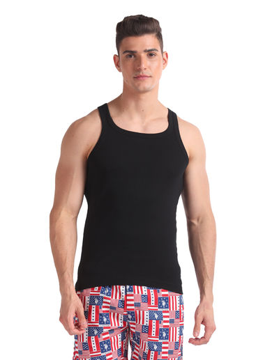 U.S. Polo Assn. | Vest Pack Of 1 | M | Vests | EV006 | Black