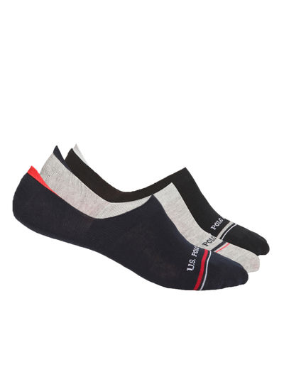 U.S. Polo Assn. | Socks Pack of 3 | ES001 | Light Grey, Black and Navy
