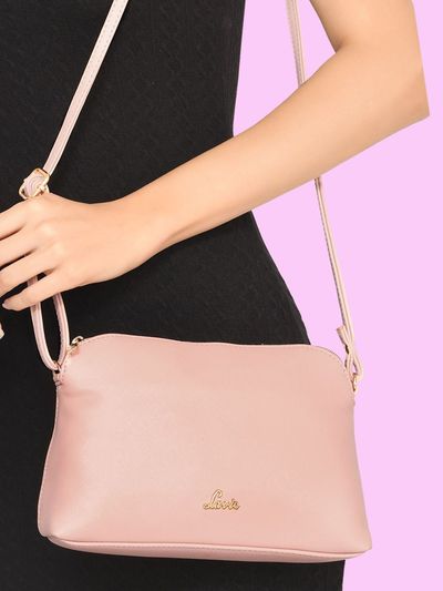 Lavie Women's Archer PU Sling Bag | Premium Saffiano Texture