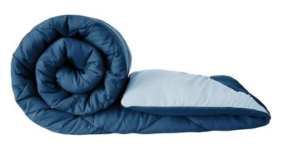 Status Solid Rvsl Comforter 215 Cm x 220 Cm - Sky Blue