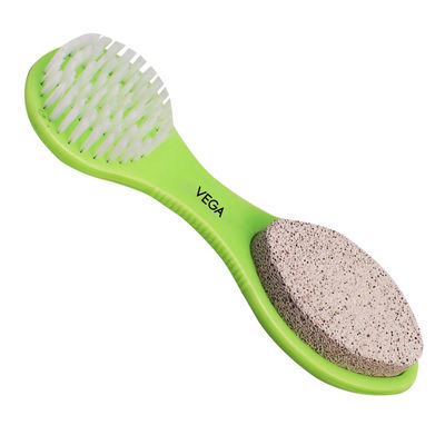 VEGA 3 In 1 Pedicure Brush Kit Tool For Cleanse Scrub & File Dead Skin | Pd-20