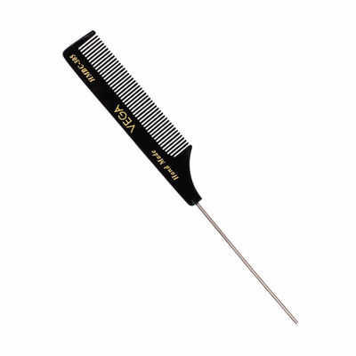 VEGA Tail Hair Comb with Steel Pin for Women | HMBC-305