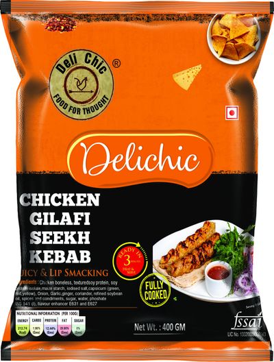 Deli Chic Chicken Gilafi Seekh Kabab