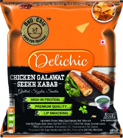 Deli Chic Chicken Galawat Seekh Kabab