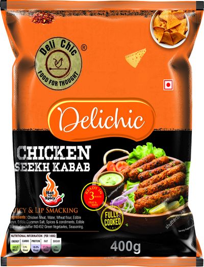 Deli Chic Chicken Hot & Spicy Seekh Kabab