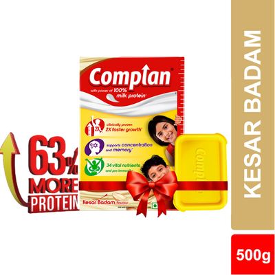 Complan Nutrition Drink Powder For Children - Kesar Badam