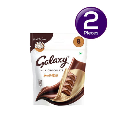 Galaxy Smooth Milk Minis Valentine's Chocolate Pack with Goodness of Milk and Cocoa 120 g Combo
