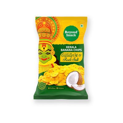 Beyond Snack Kerala Banana Chips - with Coconut Oil & Rock Salt