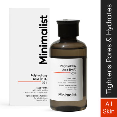 Minimalist Polyhydroxy Acid 3% Face Toner For Oily Skin