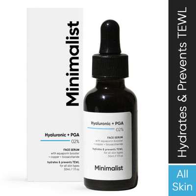 Minimalist 2% Hyaluronic Acid + PGA Face Serum For Hydration