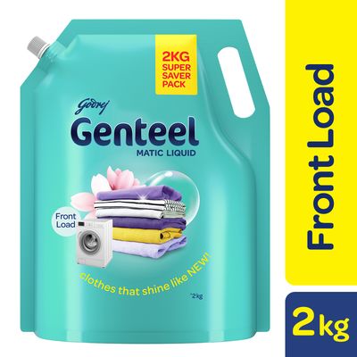 Godrej Genteel Matic Liquid Detergent Refill Pouch For Front Load Washing