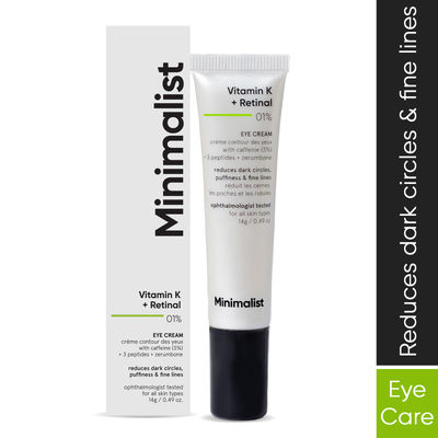 Minimalist Vitamin K + Retinal 01% Under Eye Cream