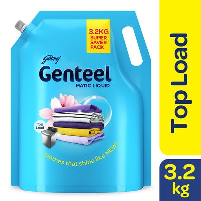 Godrej Genteel Matic Liquid Detergent Refill Pouch For Top Load Washing