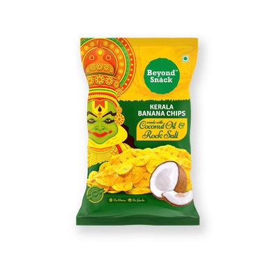Beyond Snack Kerala Banana Chips - with Coconut Oil & Rock Salt