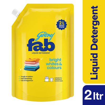 Godrej Fab Liquid Detergent Refill Pouch For Machine & Hand Wash