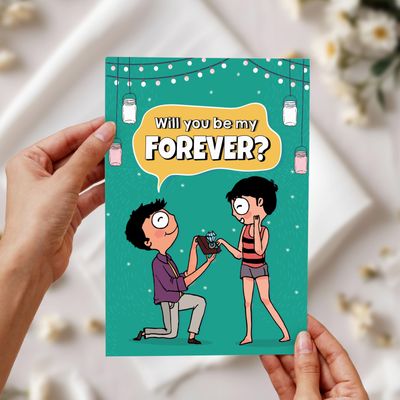 Oye Happy Adorable Proposal Card