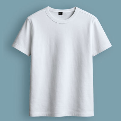 EQL Unisex Select Cotton Lycra T-Shirt | White - XL