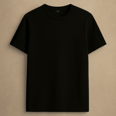 EQL Unisex Select Cotton Lycra T-Shirt | Black - L