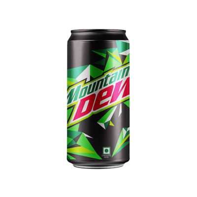 Mountain Dew Soft Drink Can