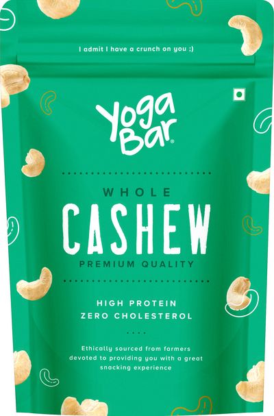 Yogabar Premium Cashews | 100% Natural King Size Crunchy Kaju | Premium Nuts & Dry Fruits