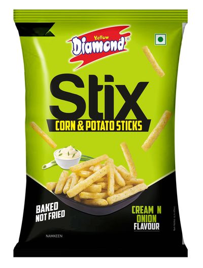 Yellow Diamond Cream & Onion Potato Stix