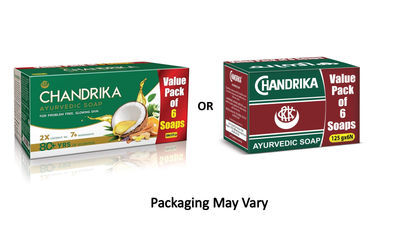 Chandrika Ayurvedic Soap| Made With Herbal Extracts & Vegetable Oils For Naturally Radiant Skin