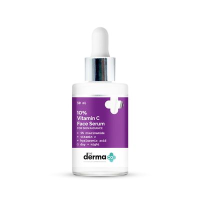 The Derma Co 10% Vitamin C Face Serum with Vitamin C, 5% Niacinamide & Hyaluronic Acid