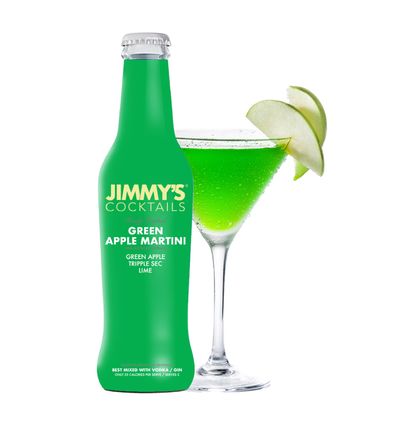 Jimmy's Cocktails Green Apple Martini Cocktail Mixer