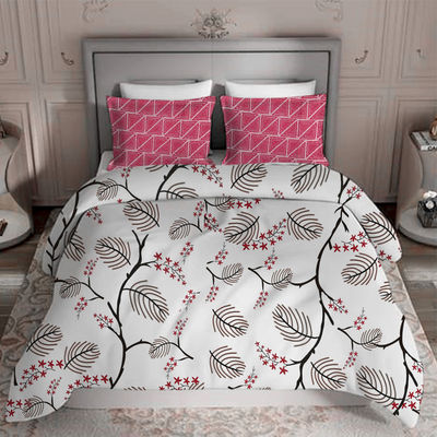 Elegant Weavers Double Bedsheet With 2 Pillow Covers - Riga