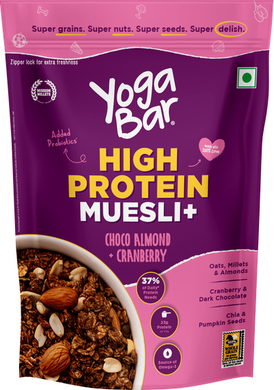 Yoga Bar High Protein Muesli (Choco Almond & Cranberry)