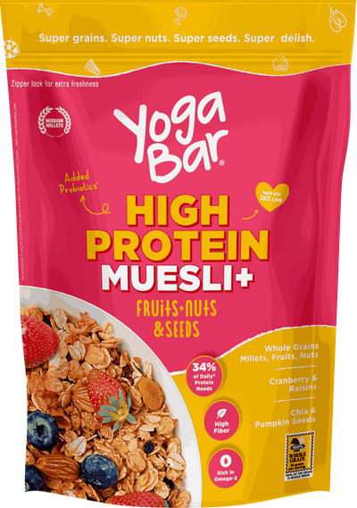 Yogabar Protein Muesli Fruit And Nut Breakfast Cereal