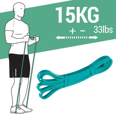 Corength By Decathlon | Training Resistance Band 15kg - Green
