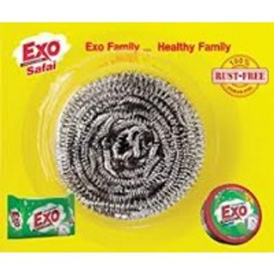 Exo Safai Steel Scrubber -100% Stainless Steel Rust Free Scrubber