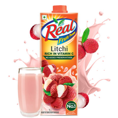 Real Litchi Juice Tetrapack