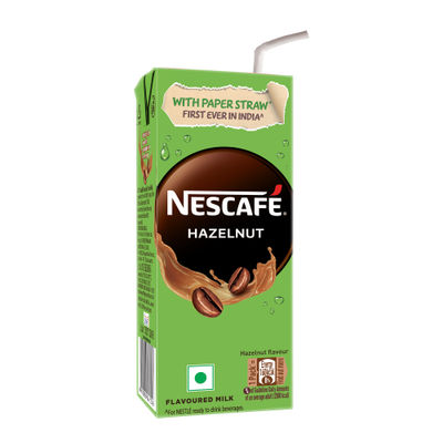 Nescafe Ready to Drink | Coffee Flavored Milk - Hazelnut | Tetra Pack