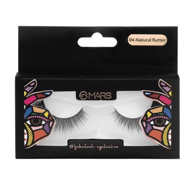 MARS Cosmetics Fabulash False Eyelashes - Natural Flutter 04 (Black)